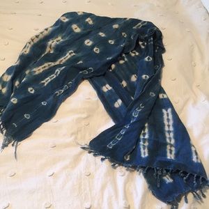 Authentic African mudcloth scarf